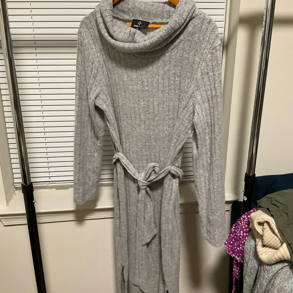 Sweater dress ankle length